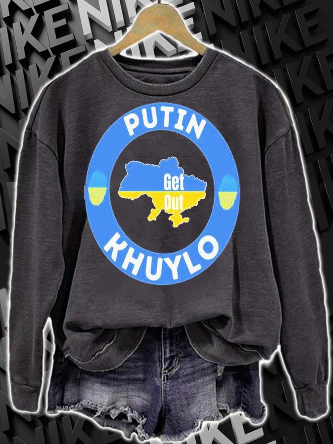 Putin Khuylo Get Out T-Shirt t-shirt sweatshirt