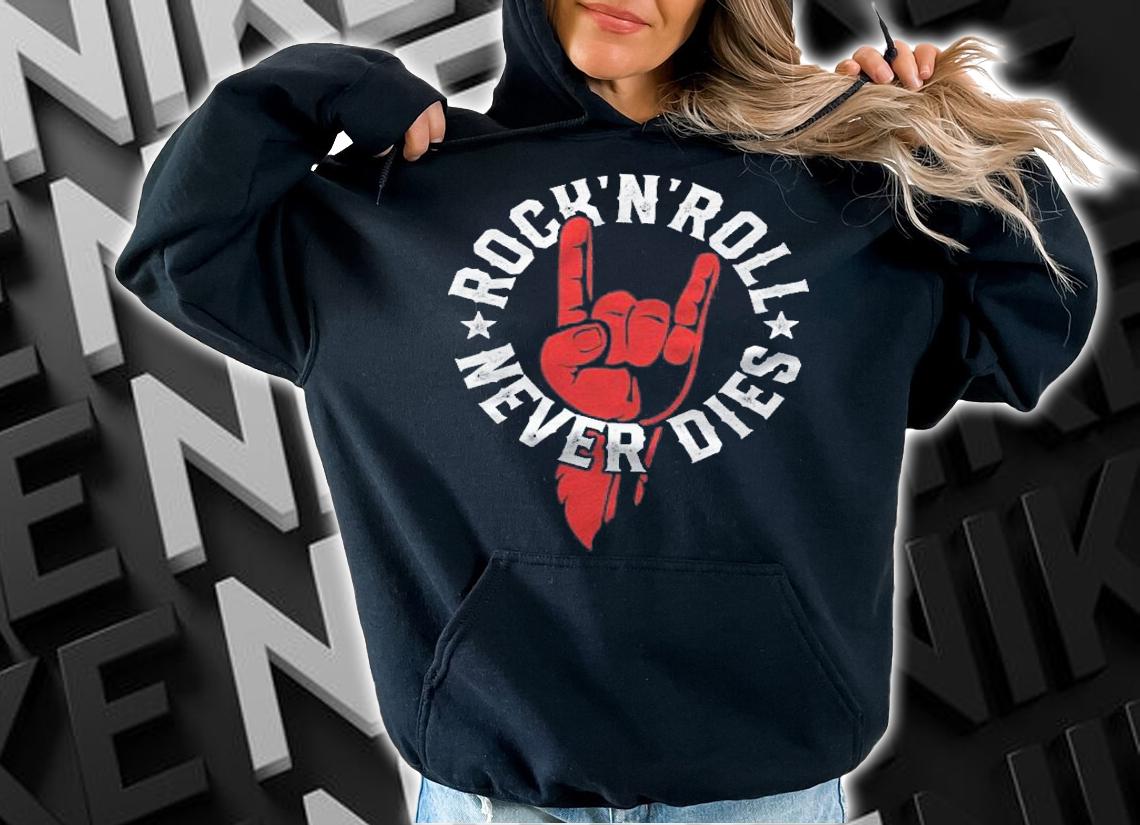 Rock N Roll Never Dies Rock And Roll Heavy Metal Music Shirt t-shirt