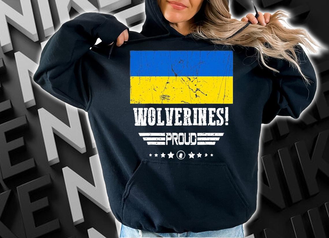 Wolverines Support Ukraine Vintage T-Shirt t-shirt