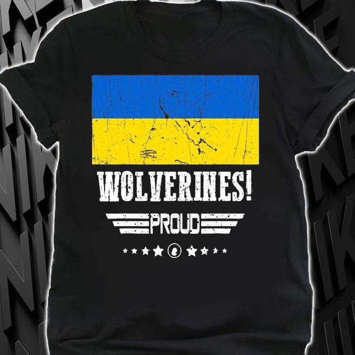 Wolverines Support Ukraine Vintage T-Shirt t-shirt