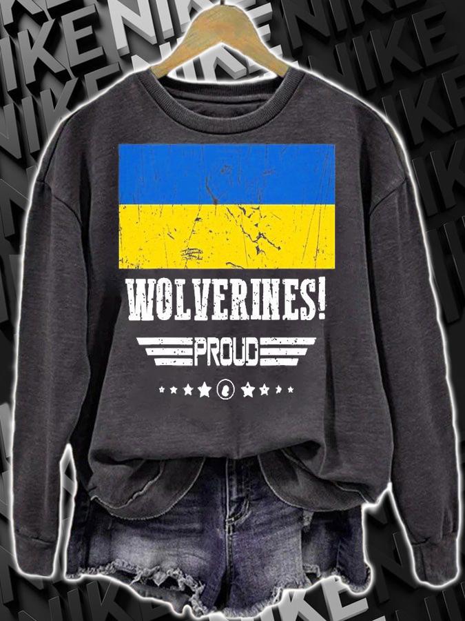 Wolverines Support Ukraine Vintage T-Shirt t-shirt