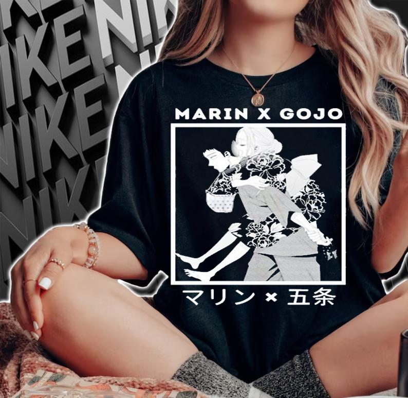 Marin X Gojo My Dress Up Darling Anime T-Shirt t-shirt woman shirt