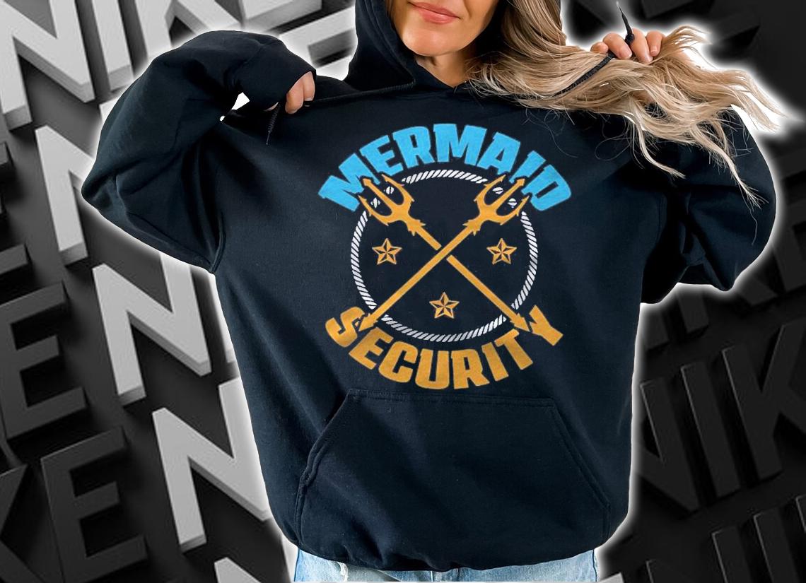 Mermaid Security Merman Mermaid Party t-shirt