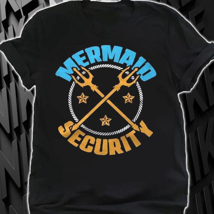 Mermaid Security Merman Mermaid Party t-shirt