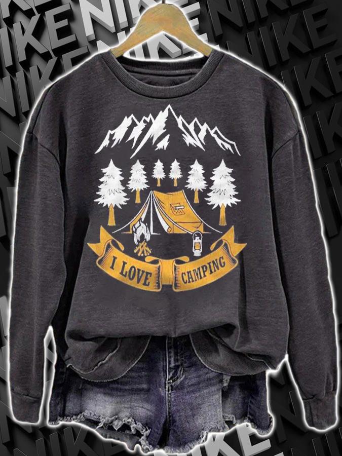 Mountain Camper Lover I Love Camping Shirt t-shirt sweatshirt