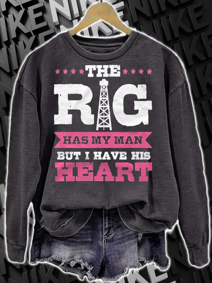 Oilfield Workers Oil Rig Oilfield Wife Girlfriend Shirt t-shirt