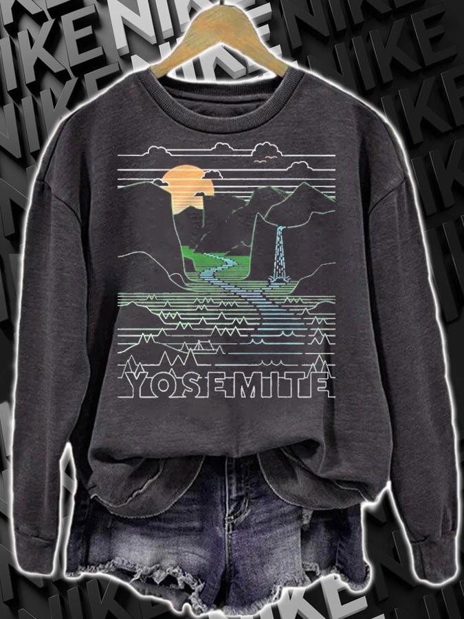 Vintage Retro Yosemite National Park California Shirt t-shirt sweatshirt