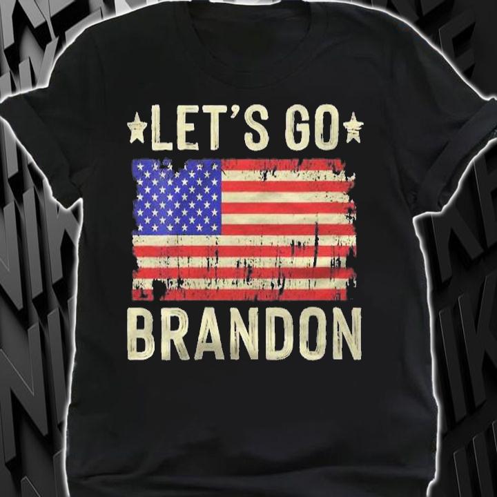 Womens Lets Go Brandon Conservative Anti Liberal Us Flag Shirt t-shirt shirt