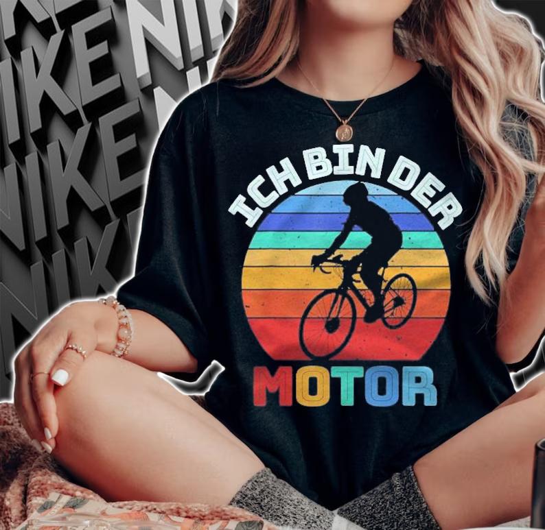 Ich Bin Der Motor Fahrradfahrer Lustiges Fahrrad Anti E-Bike Shirt t-shirt woman shirt
