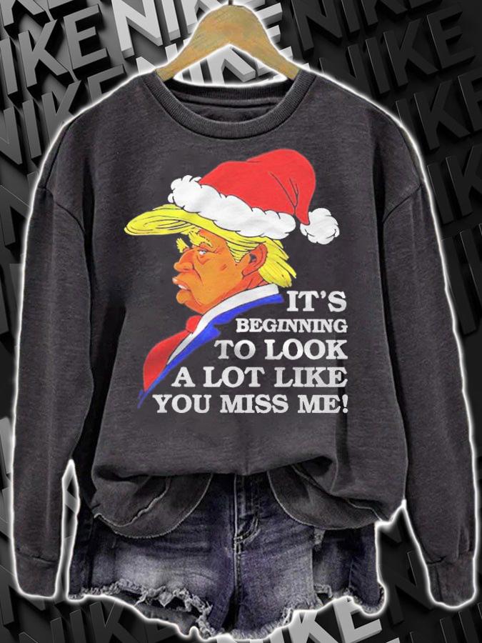 It's beginning to look a lot like you miss me Donald Trump 2021 T-shirt t-shirt