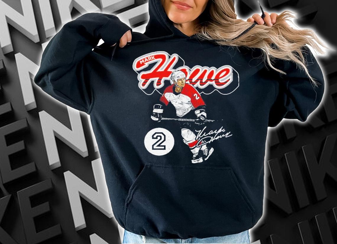 Mark Howe Philadelphia Retro Script Hockey Signatures Shirt t-shirt hoodie