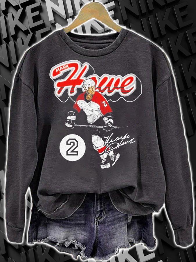 Mark Howe Philadelphia Retro Script Hockey Signatures Shirt t-shirt sweatshirt