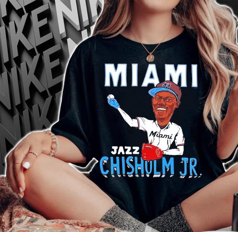 Miami Marlins City Jazz Chisholm T-Shirt t-shirt