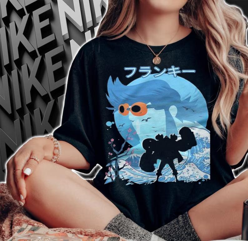 One Piece Franky Japanese style T-shirt t-shirt