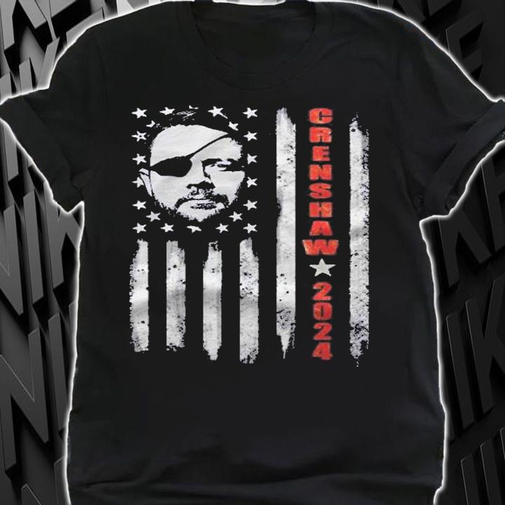 Dan Crenshaw For President 2024 American Flag Gift Shirt t-shirt shirt