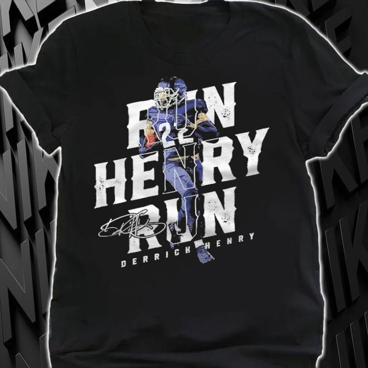 Derrick Henry Run Henry Run Tennessee Football Shirt t-shirt