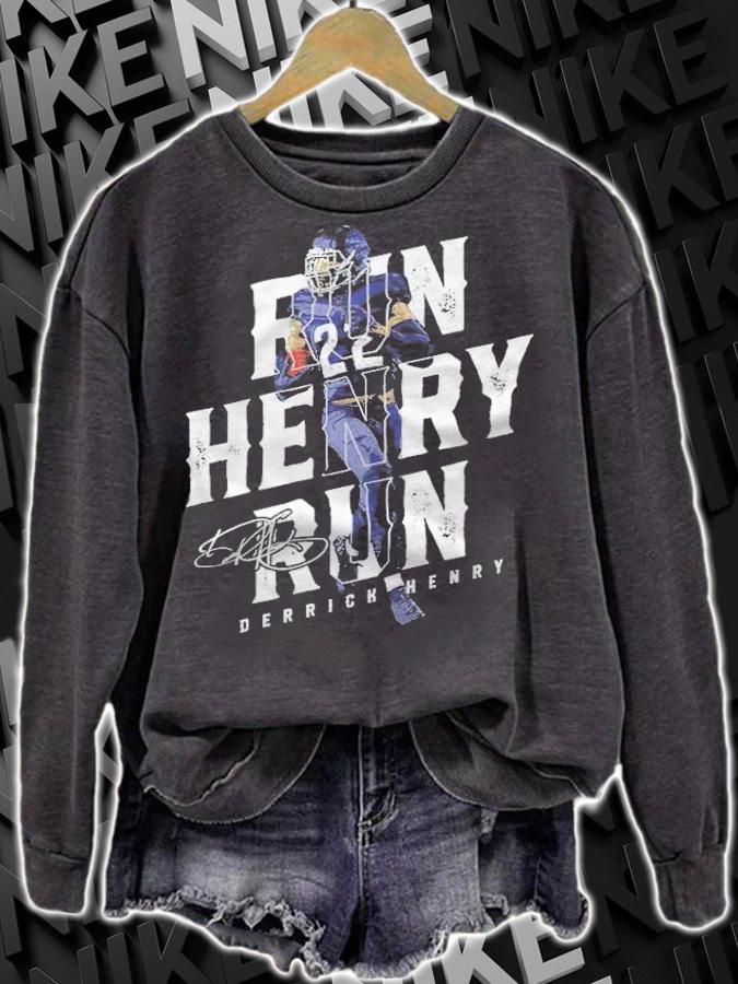 Derrick Henry Run Henry Run Tennessee Football Shirt t-shirt