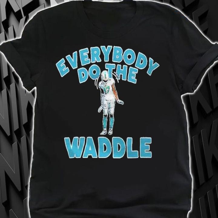 Jaylen Waddle Miami Dolphins Everybody do the waddle T-shirt t-shirt shirt