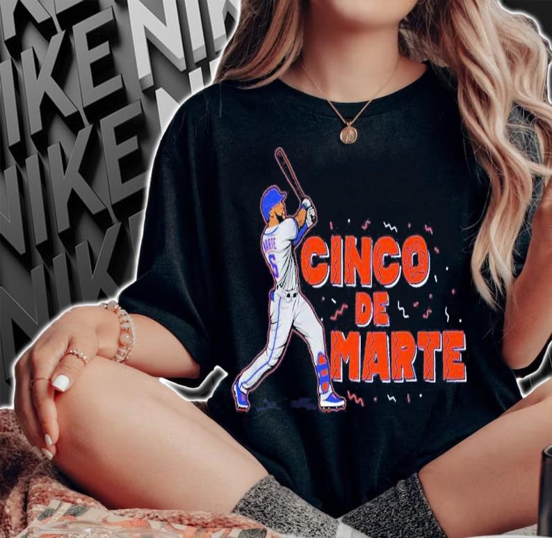 Starling Marte Cinco De Marte Baseball Shirt t-shirt