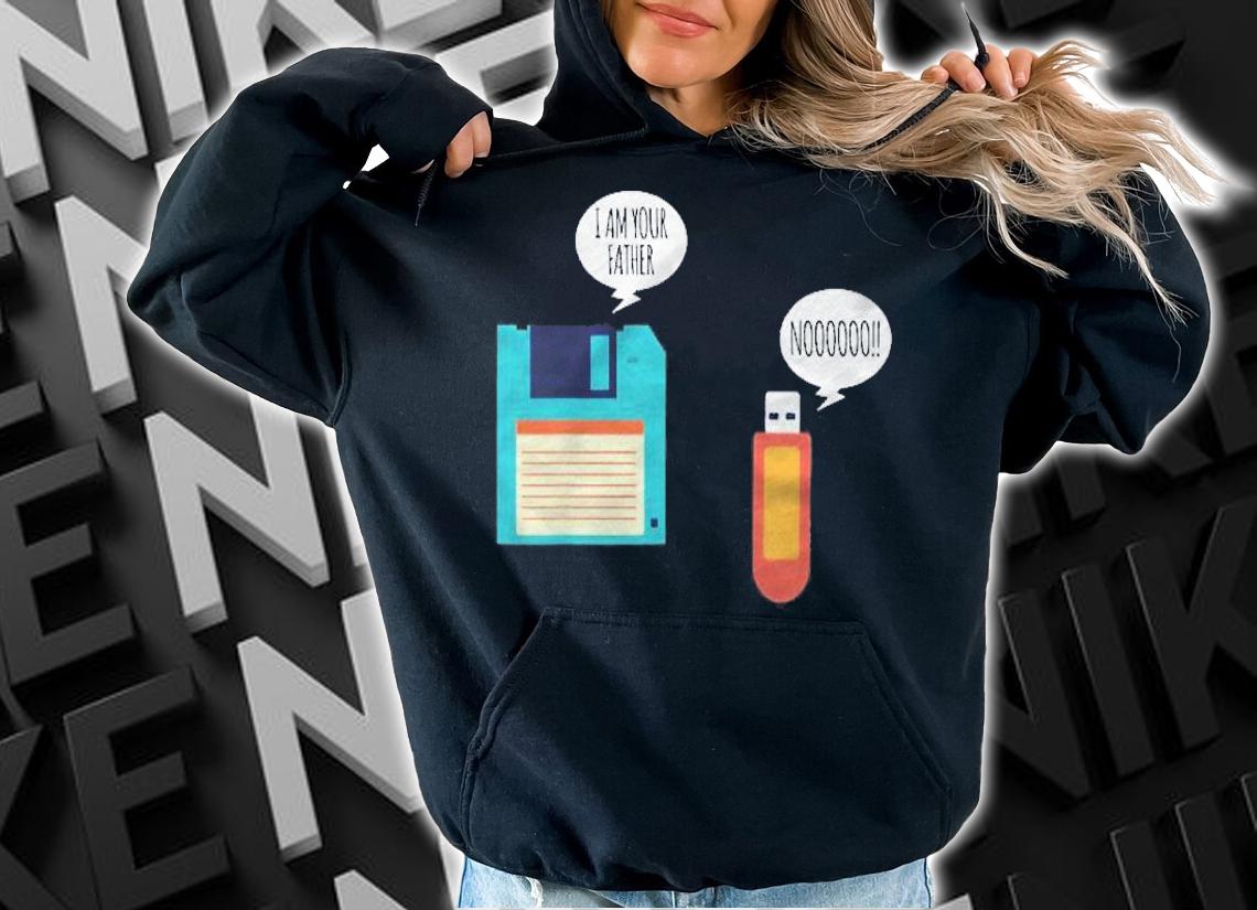 Floppy Disk & Usb Flash Drive I Am Your Father Shirt t-shirt hoodie