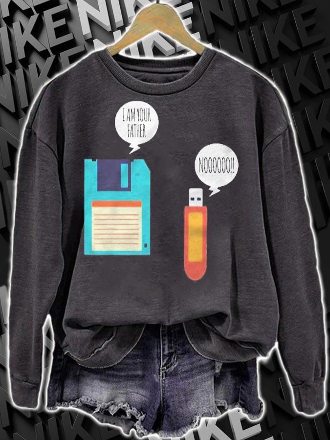 Floppy Disk & Usb Flash Drive I Am Your Father Shirt t-shirt sweatshirt