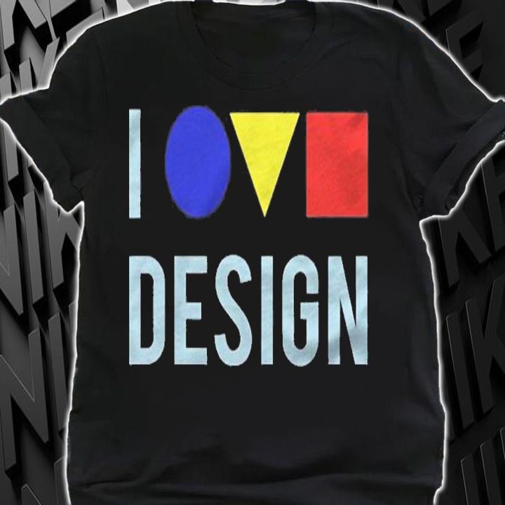 I Love Design Bauhaus Movement Artwork Shirt t-shirt shirt