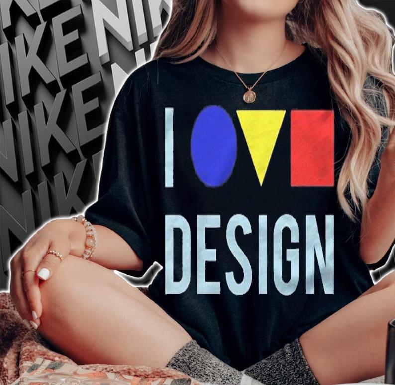 I Love Design Bauhaus Movement Artwork Shirt t-shirt woman shirt