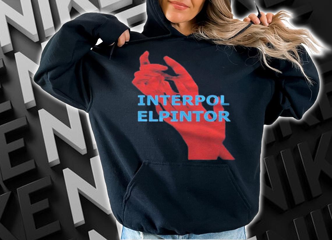 Interpol El Pintor Music Rock Band shirt t-shirt hoodie
