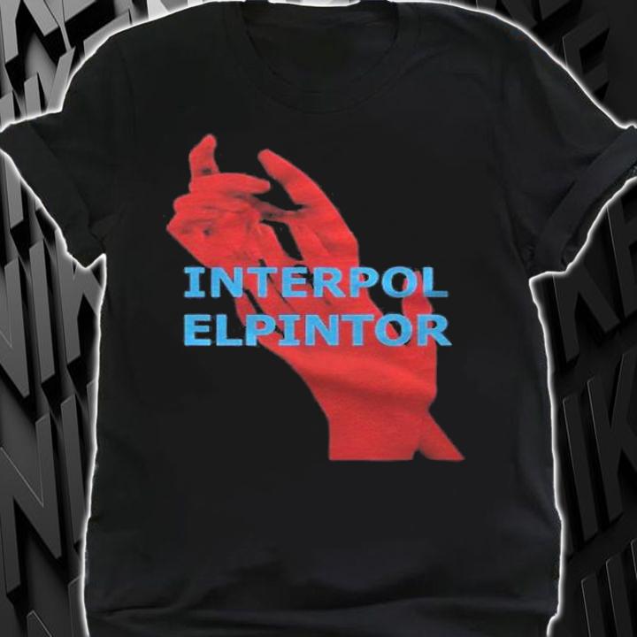 Interpol El Pintor Music Rock Band shirt t-shirt shirt