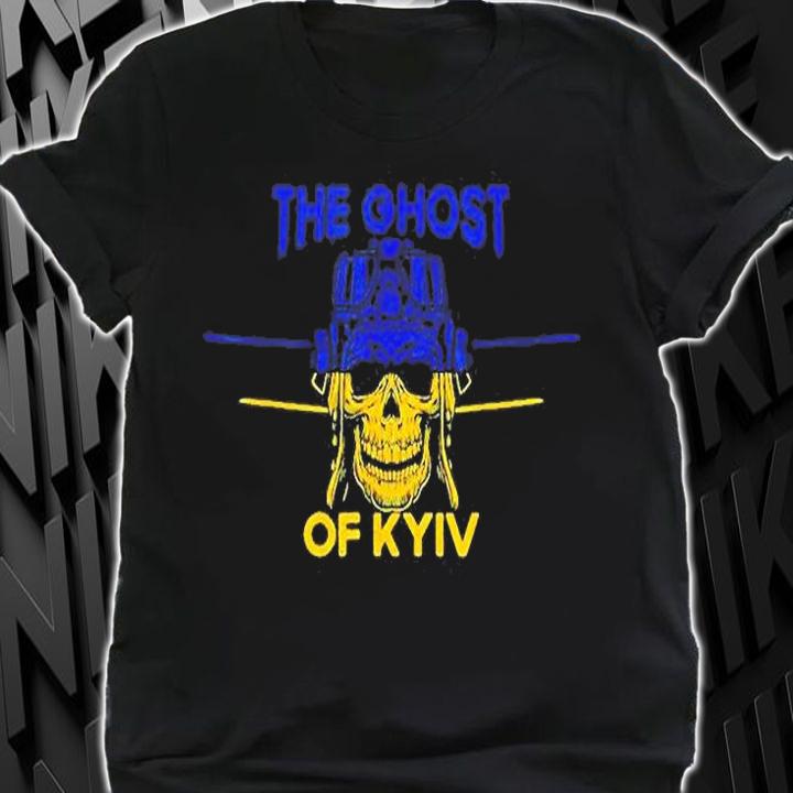 Skull The Ghost Of Kyiv Ukraine T-Shirt t-shirt shirt