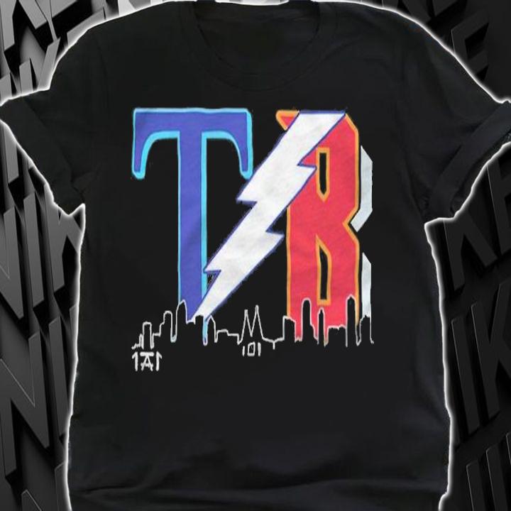Tampa Bay Lightning and Buccaneers logo shirt t-shirt shirt