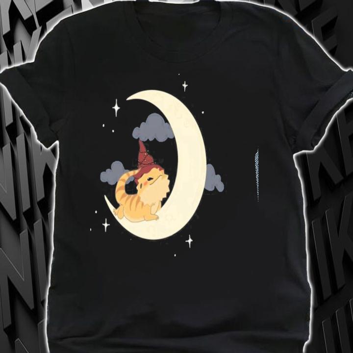 Witch Bearded Dragon Classic Moon T-shirt t-shirt shirt