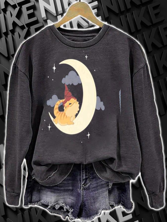 Witch Bearded Dragon Classic Moon T-shirt t-shirt sweatshirt