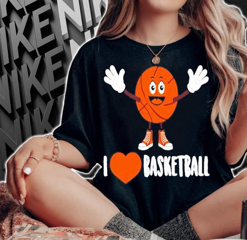 Cool I Love Basketball T-Shirt