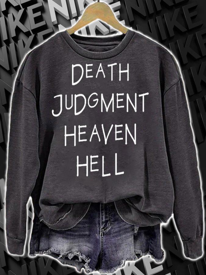 Death Judgment Heaven Hell T-Shirt sweatshirt