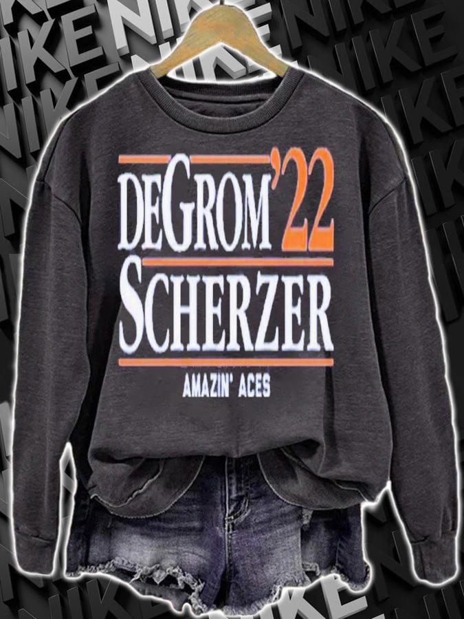 Degrom Scherzer '22 Amazin' Aces Shirt sweatshirt