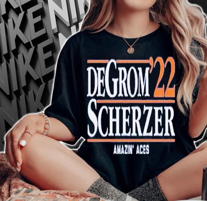Degrom Scherzer '22 Amazin' Aces Shirt woman shirt