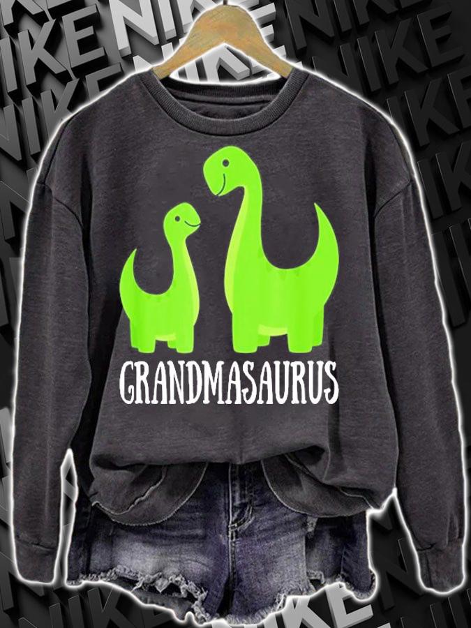 Grandmasaurus Grandma Saurus Dino Dinosaur T-Shirt sweatshirt