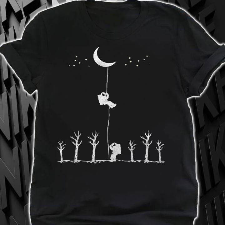 Moon Astronaut Funny Galaxy Spaceman Space Lover Gift t-shirt