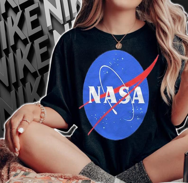 Nasa Shirt Officially Licensed Nasa Logo On Black Bg Gift Ideas Classic Shirt