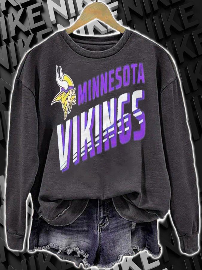 Official Minnesota Vikings team logo T-shirt