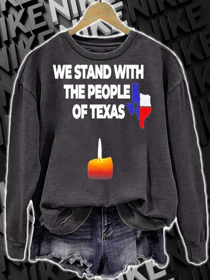 We Stand With The People Of Uvalde Texas T-Shirt sweatshirt