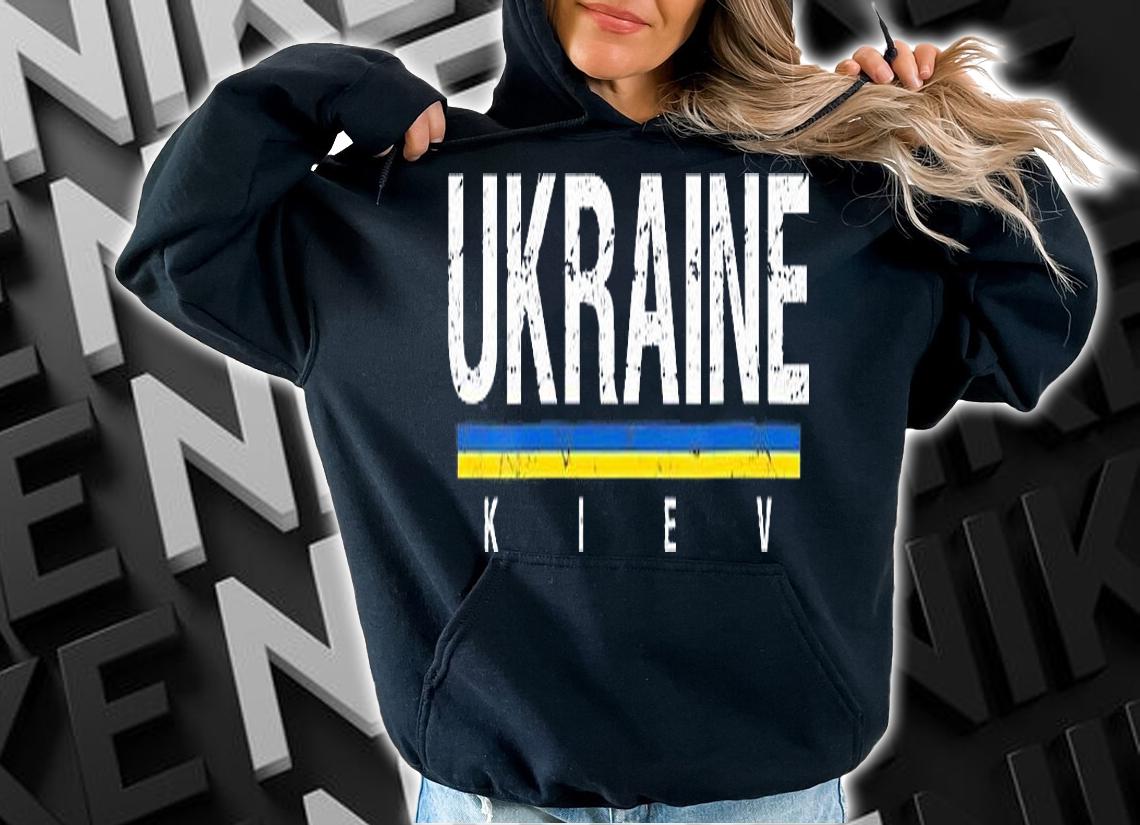 Womens Ukraine Flag Ukrainian National Colors T-Shirt