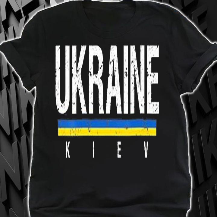Womens Ukraine Flag Ukrainian National Colors T-Shirt