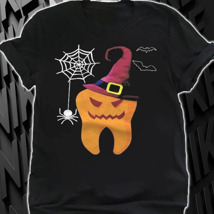 Halloween Dental Assistant Dentist Witch Spooky Thooth Gift T-shirt shirt
