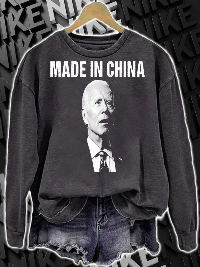 Make In China Funny Biden Meme T-Shirt
