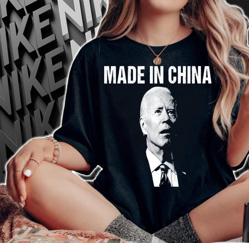 Make In China Funny Biden Meme T-Shirt
