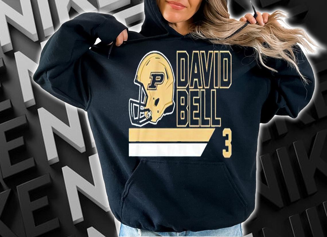 Purdue Football David Bell 3 Player shirt hoodie