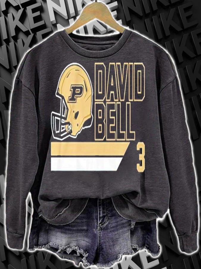 Purdue Football David Bell 3 Player shirt sweatshirt