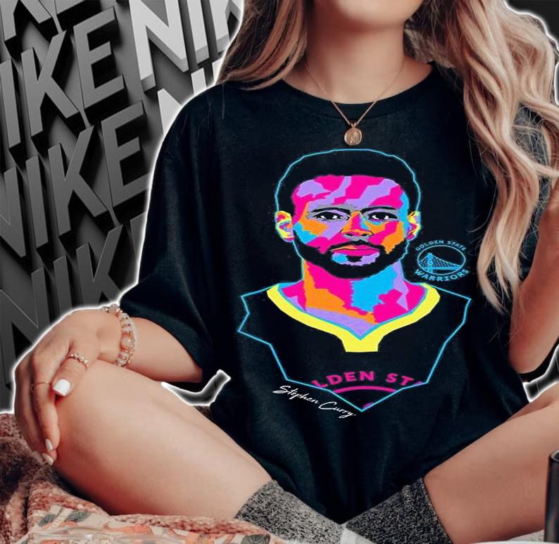 Stephen Curry Golden State Warriors Basketball Signature T-Shirt woman shirt